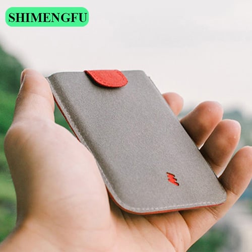 محفظة مغناطيس قماش مايكروفايبر للبطاقات والنقود