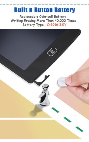 لوح أطفال الكتروني للرسم والكتابة 8.5 بوصة مزود بق...