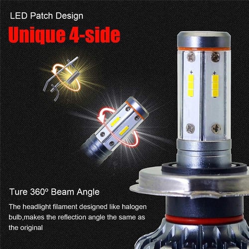 زوج مصابيح أمامية للسيارة 3 ألوان جودة ممتازة