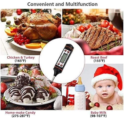 ميزان او مقياس حرارة ديجيتال الكتروني رقمي للمطبخ