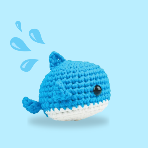 دورة كروشيه الحوت سبلاشي بفواحة نسيم البحر