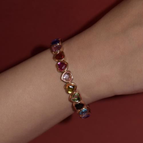 Rainbow heart bracelet #2