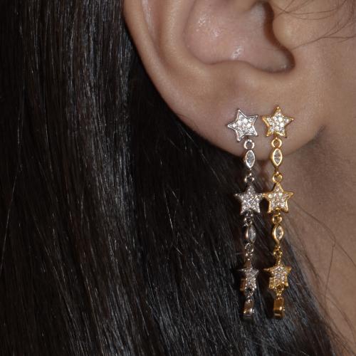 Mini stars earring