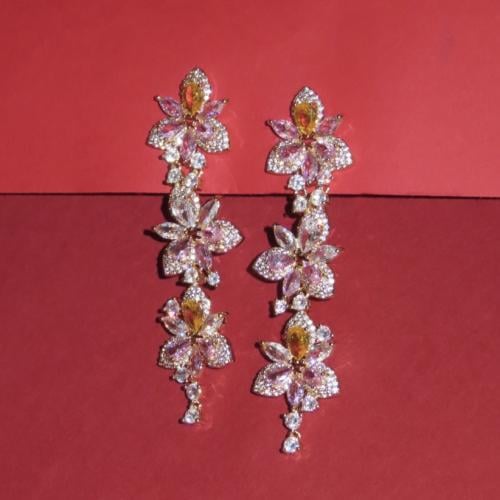 Orchid earring