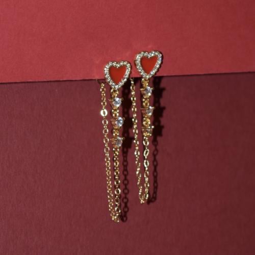 Small heart earring