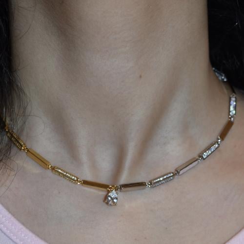 GoldxSilver necklace
