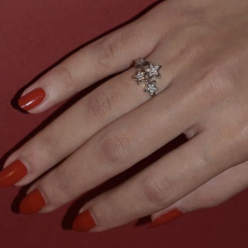 Shining star ring