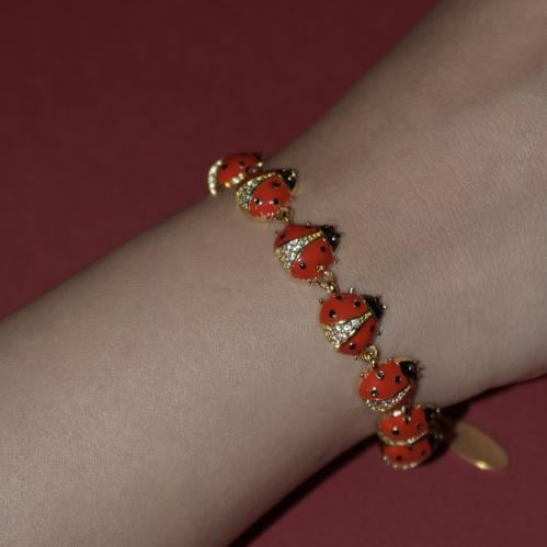 Ladybug bracelet