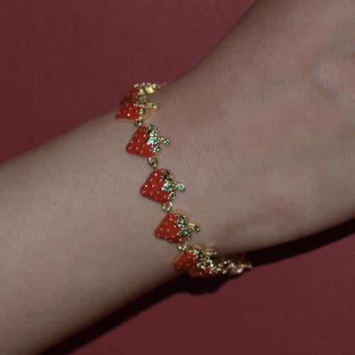 Strawberries bracelet