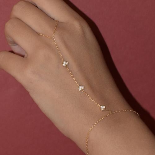 Heart hand chain