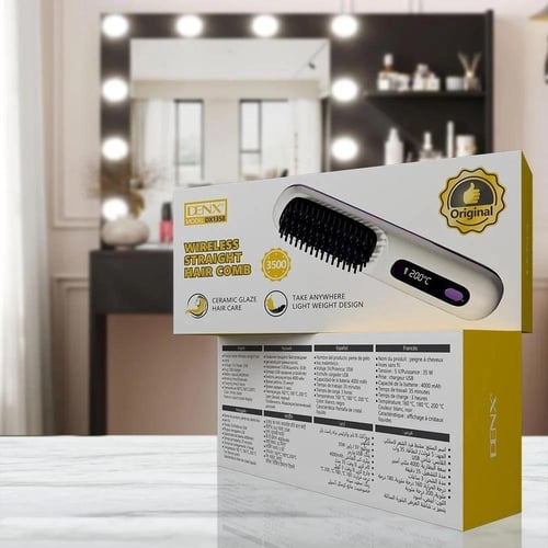 مشط فرد الشعر اللاسلكي