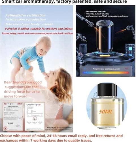 جهاز التعطير الذكي مزود بإضاءات مميزة وعبوة معطرة