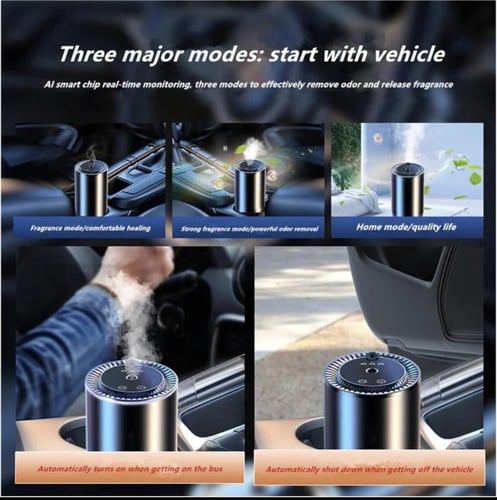 عرض مكنسة سيارة + فواحة عطرية