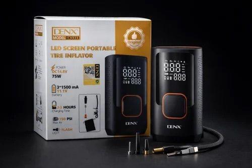 منفاخ إطارات محمول بشاشة LED من DENX - موديل DX333...
