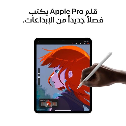 ابل ايباد برو 13 انش واي فاي + شريحة 256 GB اسود