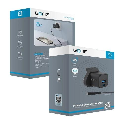 فيش جداري من ايون +كيب تايب سي تو تايب سي