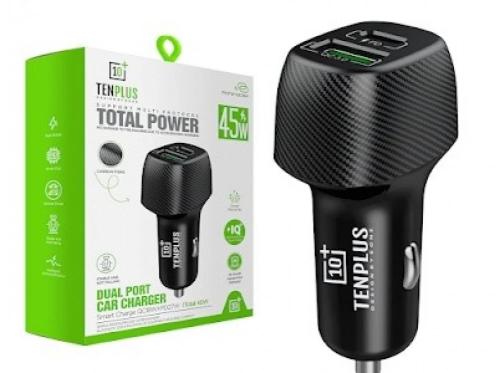 شاحن سيارة PD 45W من تن بلس