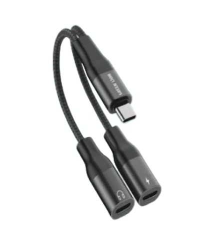 جرين ليون 2 في 1 محول مقسم الصوت والشحن