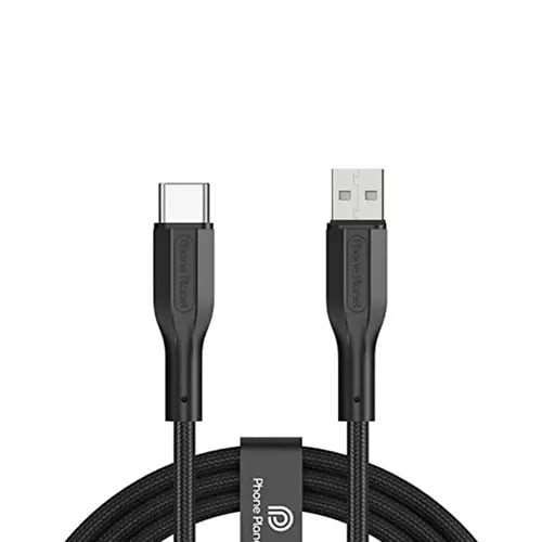 كيبل شحن اندرويد تايب سي USB قماشي من فون بلانت