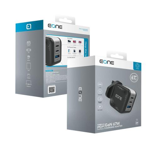 شاحن جداري بقوة 67 واط من EONE