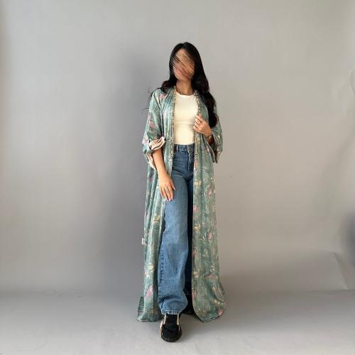 Summer Line | Green Abaya
