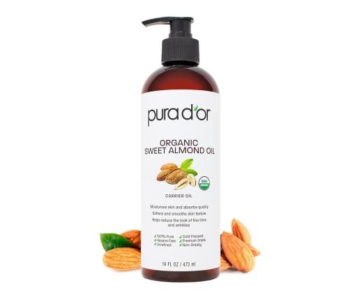 زيت اللوز الحلو العضوي من بورا دور 473 مل