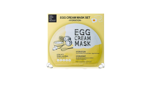 مجموعة قناع كريم البيض من تو كول فور سكول - ترطيب...