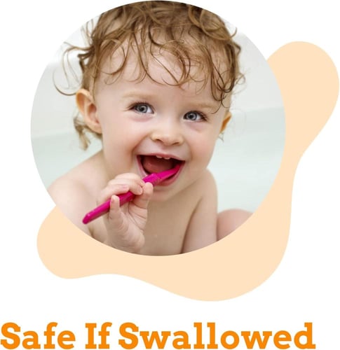 معجون أسنان أوراجيل التدريبي الخالي من الفلورايد ل...