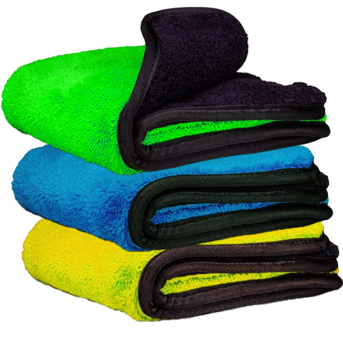 مناشف تجفيف من المايكروفايبر 3حبه للسيارة والمنزل...