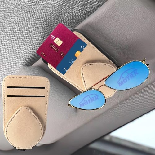 حامل نظارات مع حقيبة للبطاقات