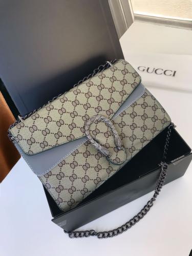 شنطة قوتشي _ رصاصي (حجم كبير)