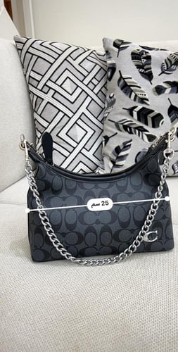 شنطة كوتش _ بيج فاتح فضي