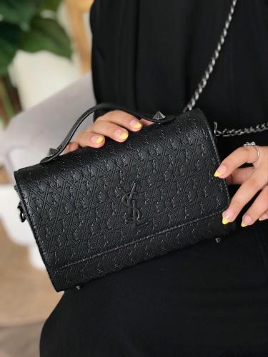 شنطة سان لوران _أسود كامل