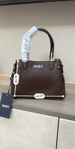 شنطة دكني _ بني قماش