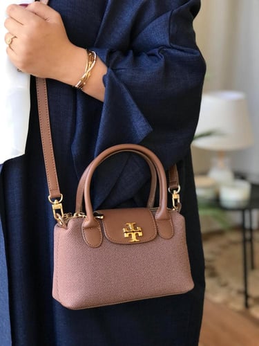 شنطة توري بورش _ بني غامق