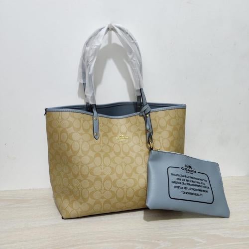 شنطة كوتش _ سماوي دبل فيس