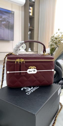 شنطة شانيل _ عنابي