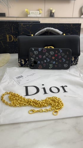 شنطة ديور _ عنابي لمعه