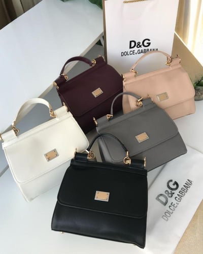 شنطة دولتشي آند غابانا_ رصاصي