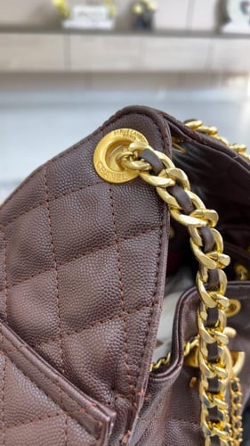 شنطة شانيل _ بني محروق