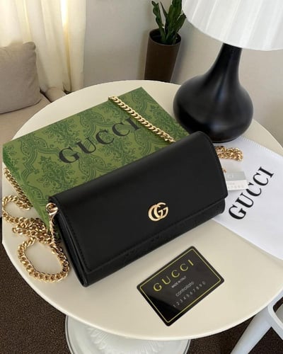 شنطة قوتشي _ أسود كامل ( حجم صغير)