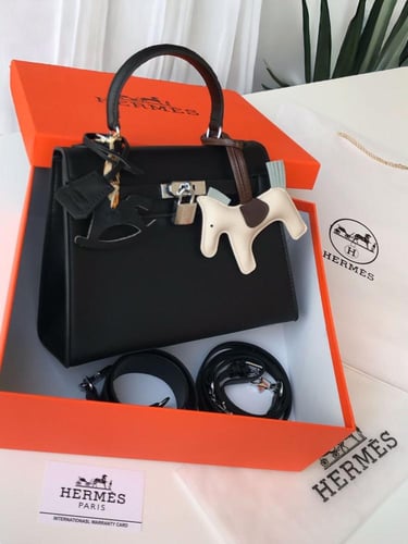 شنطة هرمز _ أسود ( حجم وسط )