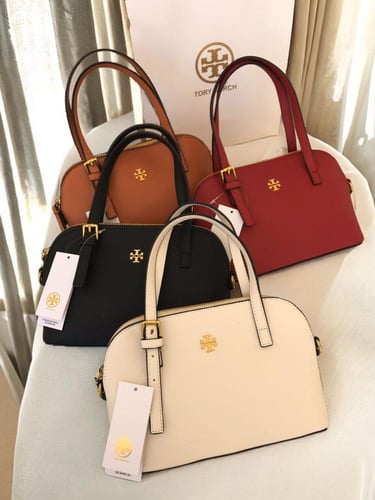 شنطة توري بورش _ أبيض ( حجم صغير)