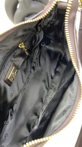 شنطة اقنر _ بيج قماش