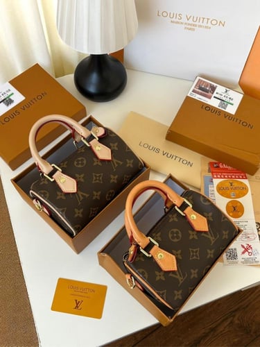 شنطة لويس فيتون _ بني ( حجم صغير)