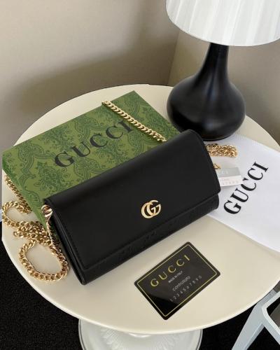 شنطة قوتشي _ أسود كامل ( حجم صغير)