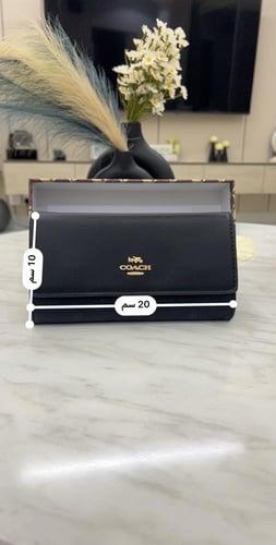 شنطة كوتش _ أسود مع بني محروق ( حجم صغير)