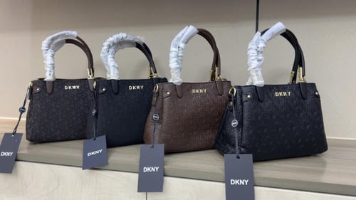 شنطة دكني _ بني قماش