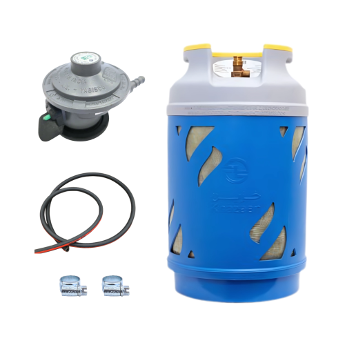 بكج اسطوانة غاز فايبر 11 كجم 24.50 لتر ( فارغة ) +...