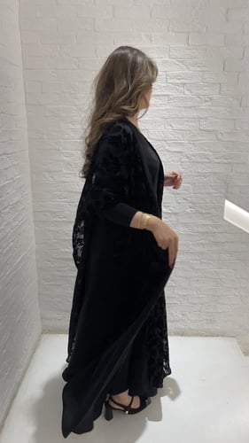 مخمل شيفون مع كريب ثقيل